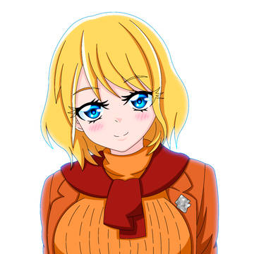 アシュリー描いてみた