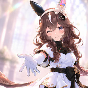 やっと会えました……！　あなたが、私のトレーナーさんなんですね♪