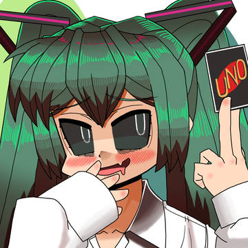 初音ミク（みむかｩわナイストライ版）を描きました。