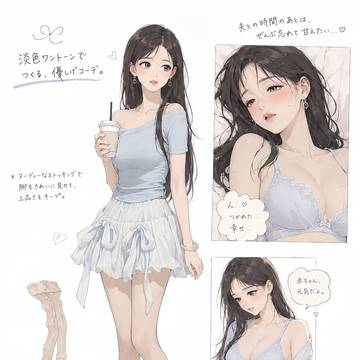 ふんわり軽やか × ベージュストッキング × デートコーデ