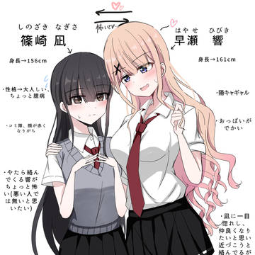 創作百合カップル2