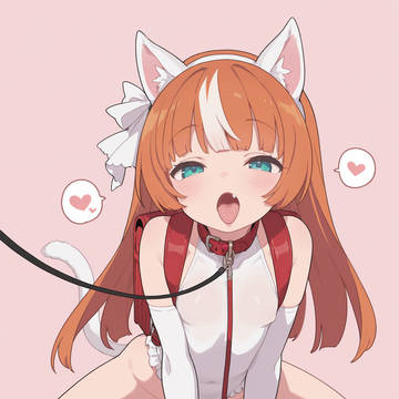 舌だしロリ白レオタード猫ウマ娘ペットプレイ！