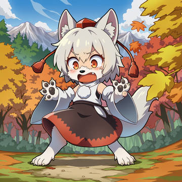 幻想郷の白き狼！