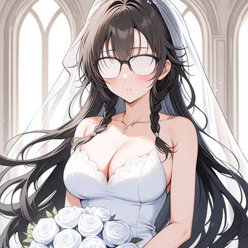 ウェディングドレス地味子さん