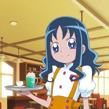 ウェイトレスの来海えりかさん