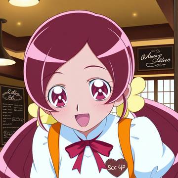 ウェイトレスの花咲つぼみさん