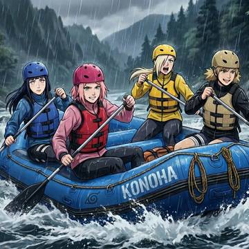 🛶NARUTO x BLEACH🏕️🌧️