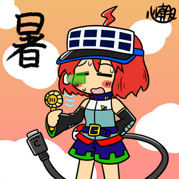 暑い時のハンディーファンは