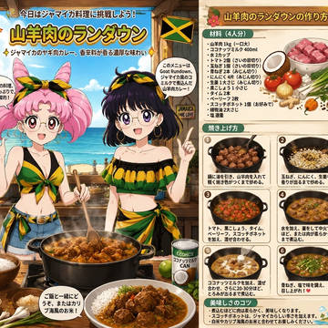 [JP/EN]ちびうさxほたる:ヤギのランダウン