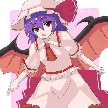 レミリアちゃん描きました！