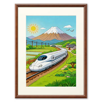 Shinkansen and Mt. Fuji