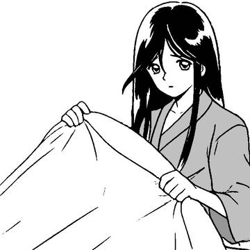 掛け布団と女子大生2