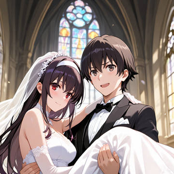 ウエディングお姫様抱っこ、霞ヶ丘詩羽