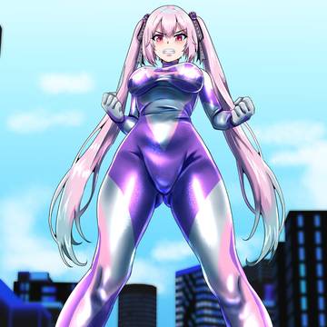 ウルトラヒロインシチュ描きました!