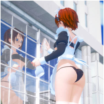 A sexy giantess maid