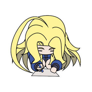 絵を描いているダイアナ