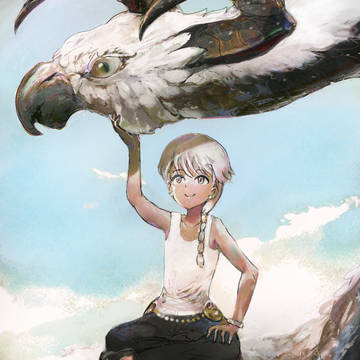 少年と架空生物
