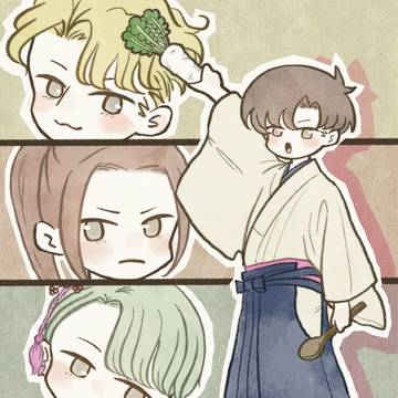 5人兄弟集合絵（ぷちver）