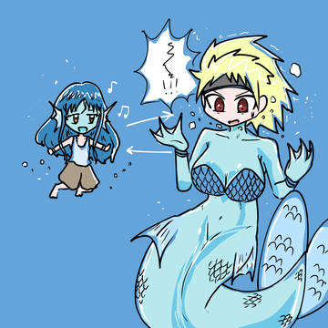挿げ替え人魚勇者
