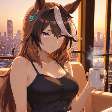 【ウマ娘】 ノースリーブ×ワイドパンツ シンボリルドルフほか