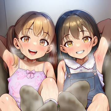 嗅がせてくれるメスガキたち