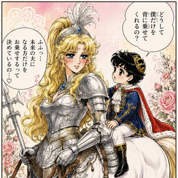 女騎士ケンタウロスと少年王子