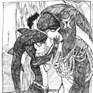 昔描いたゾーラ族