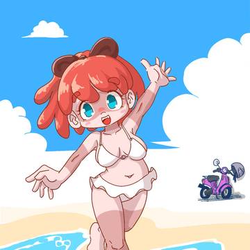 バイク焼け