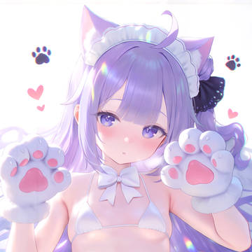 哥哥…独角兽只是试着穿了一下…不可以一直盯着看…喵❤️…