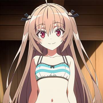 下着姿でのアトリ