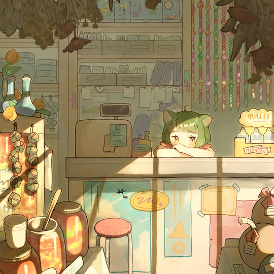 退屈な店番も、君が来るなら