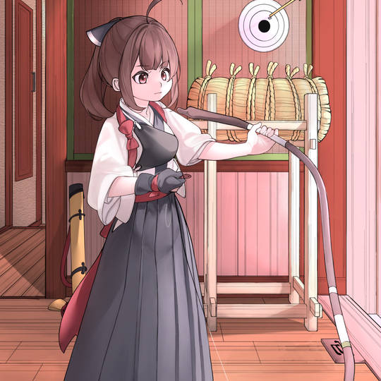 実は弓道部に所属しているきりたん