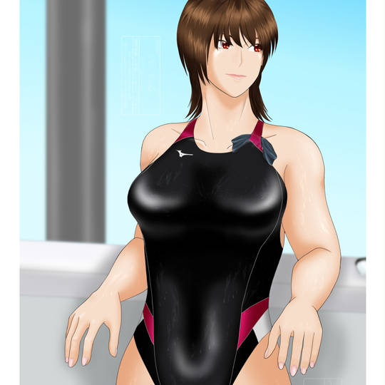 競泳水着さん