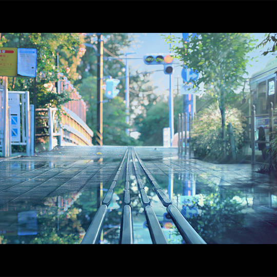 晴れ色の道