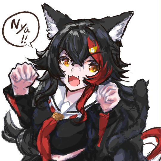 猫になったミオちゃん