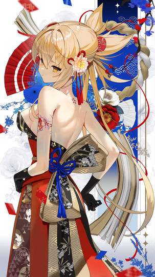 和風ドレス宵宮