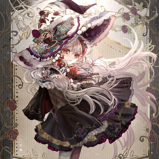 ベリー×クリーム紅茶魔女(全身版)