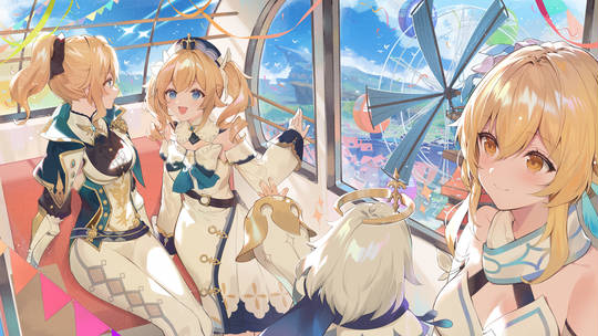 🎡🌸☁