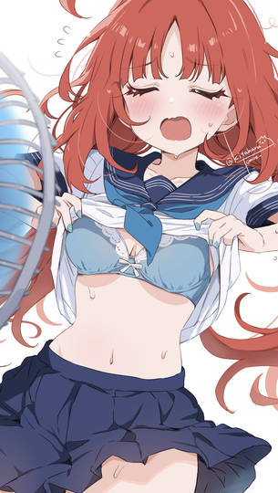 🙂ニィロウ「蛍ぅ 東京３８℃ってほんと～！？💦」