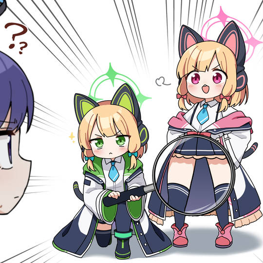 ユウカより太く見せて威張るモモイ