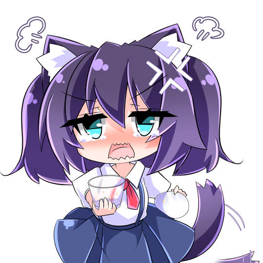 怒る