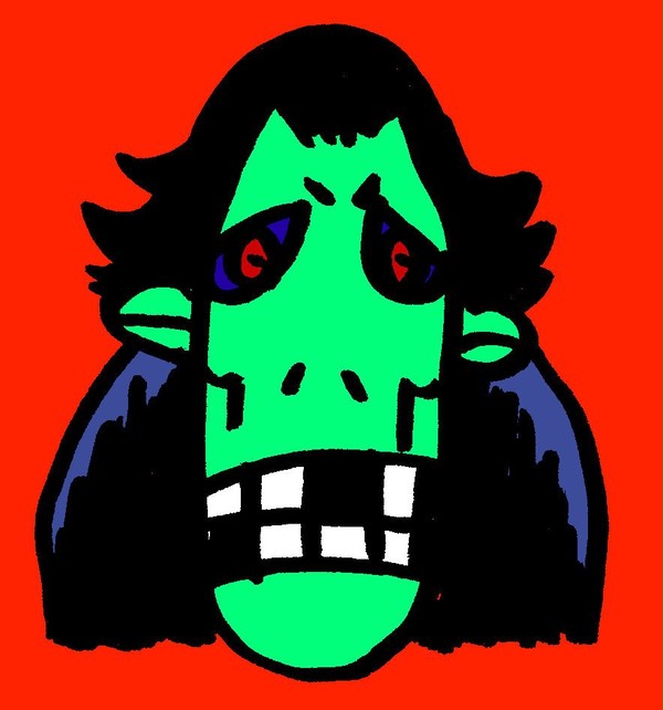顔色の悪い男
