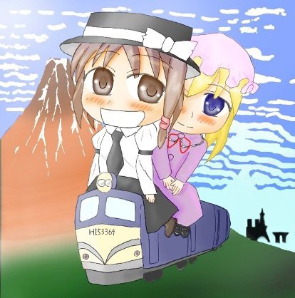 デフォ絵(秘封倶楽部)