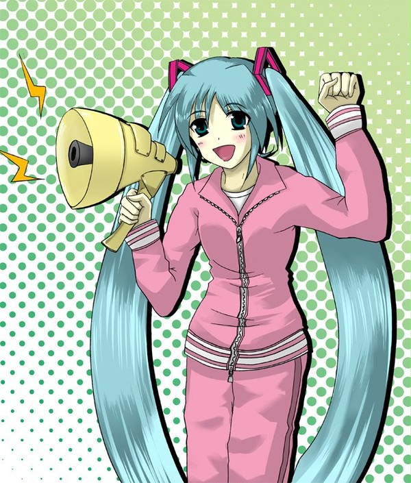 初音ミクが運動会に来てました