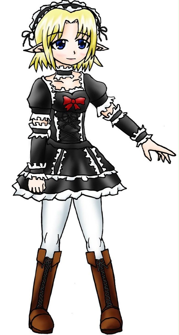 ゴスロリエルフ(幼女)カラー