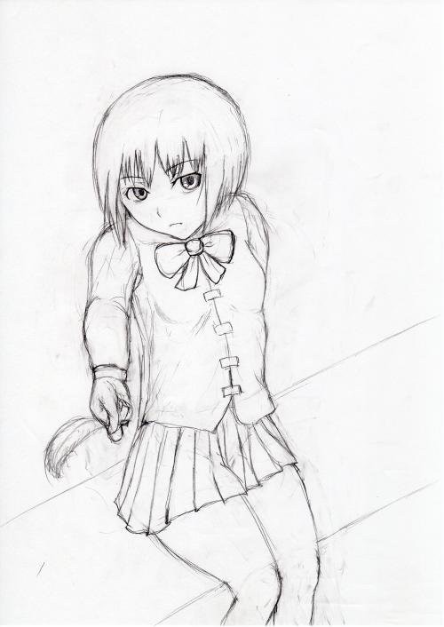羽根を持つ少女