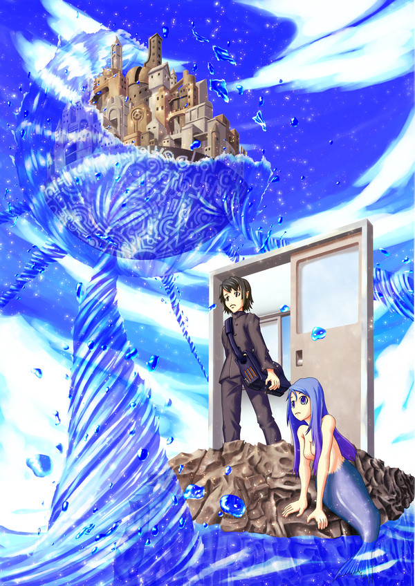 扉抜けるとそこは海