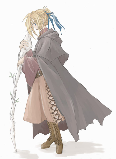 杖持つ少女