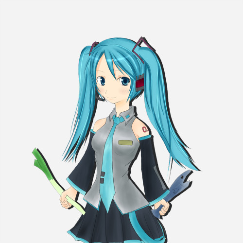 初音さん 色つきver.