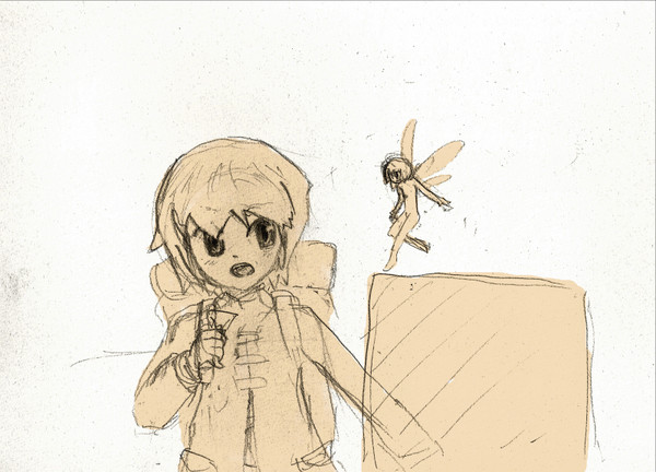 らくがき：しょうねん
